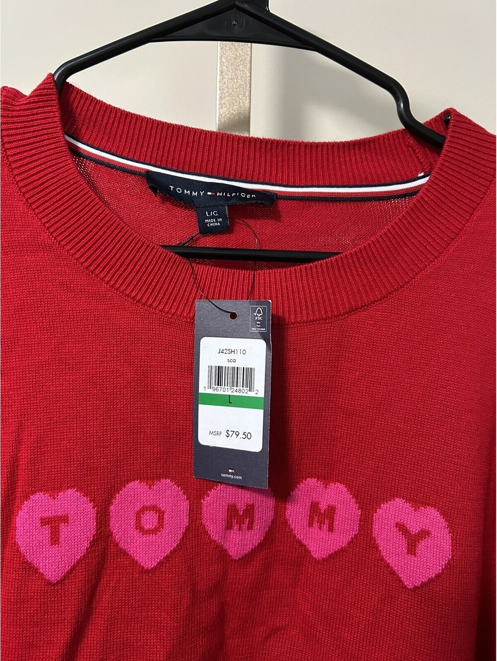 Womans NWT Size XL 2X Tommy Red Hilfiger Sweater Oversized #65 - Picture 2 of 2